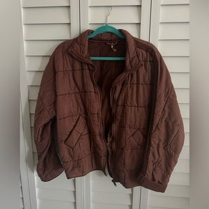 Free people dolman quilted jacket!